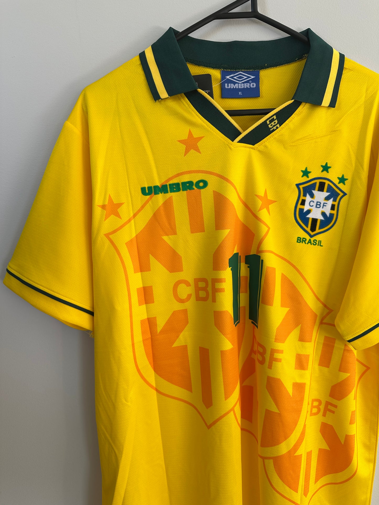Brazil 1994 World Cup Jersey Romario