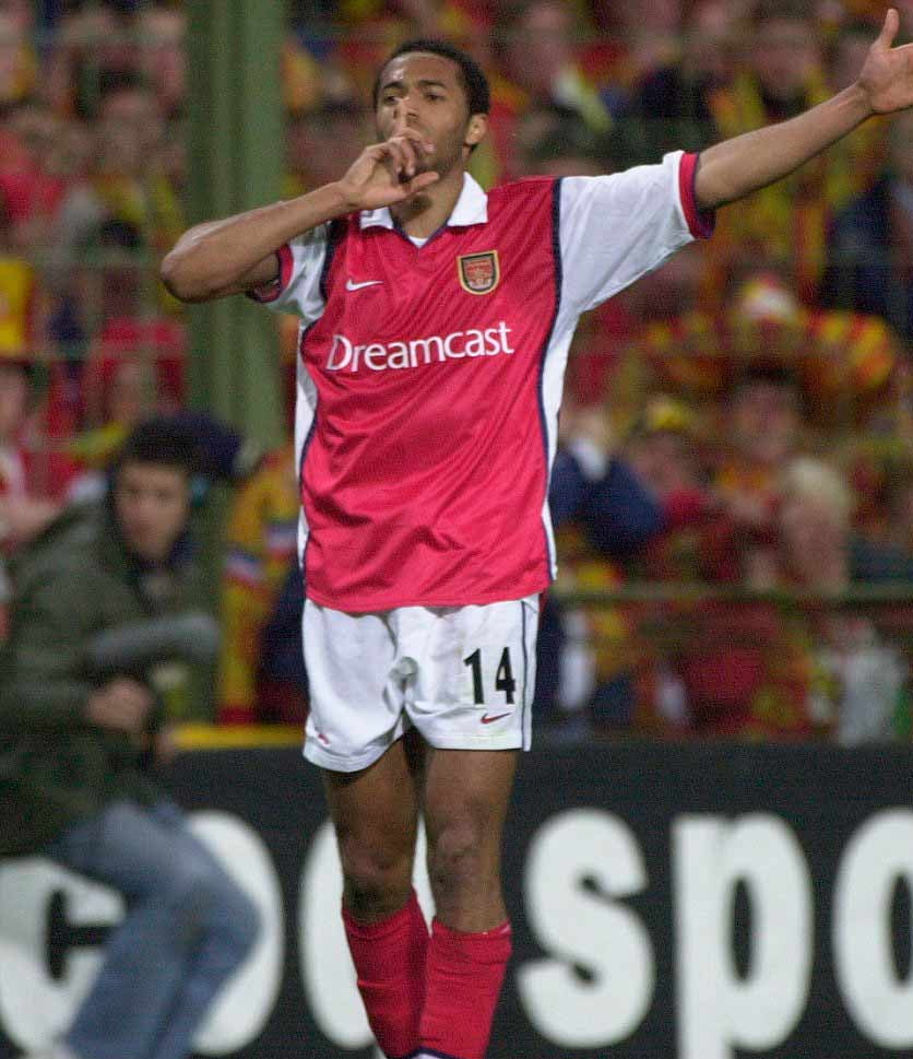 Arsenal 1999-00 Home Jersey Henry