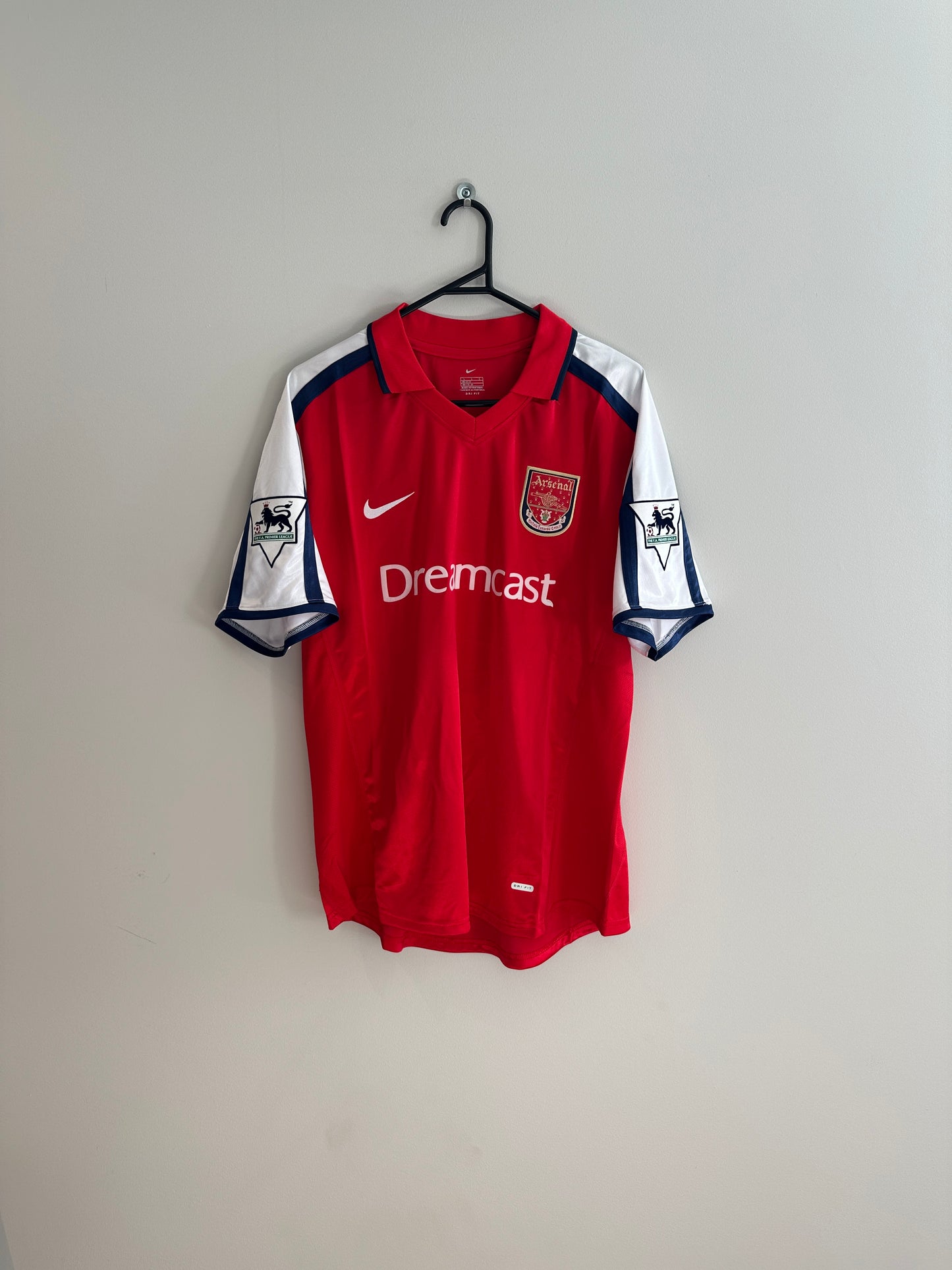 Arsenal 2000-02 Home Jersey Vieira