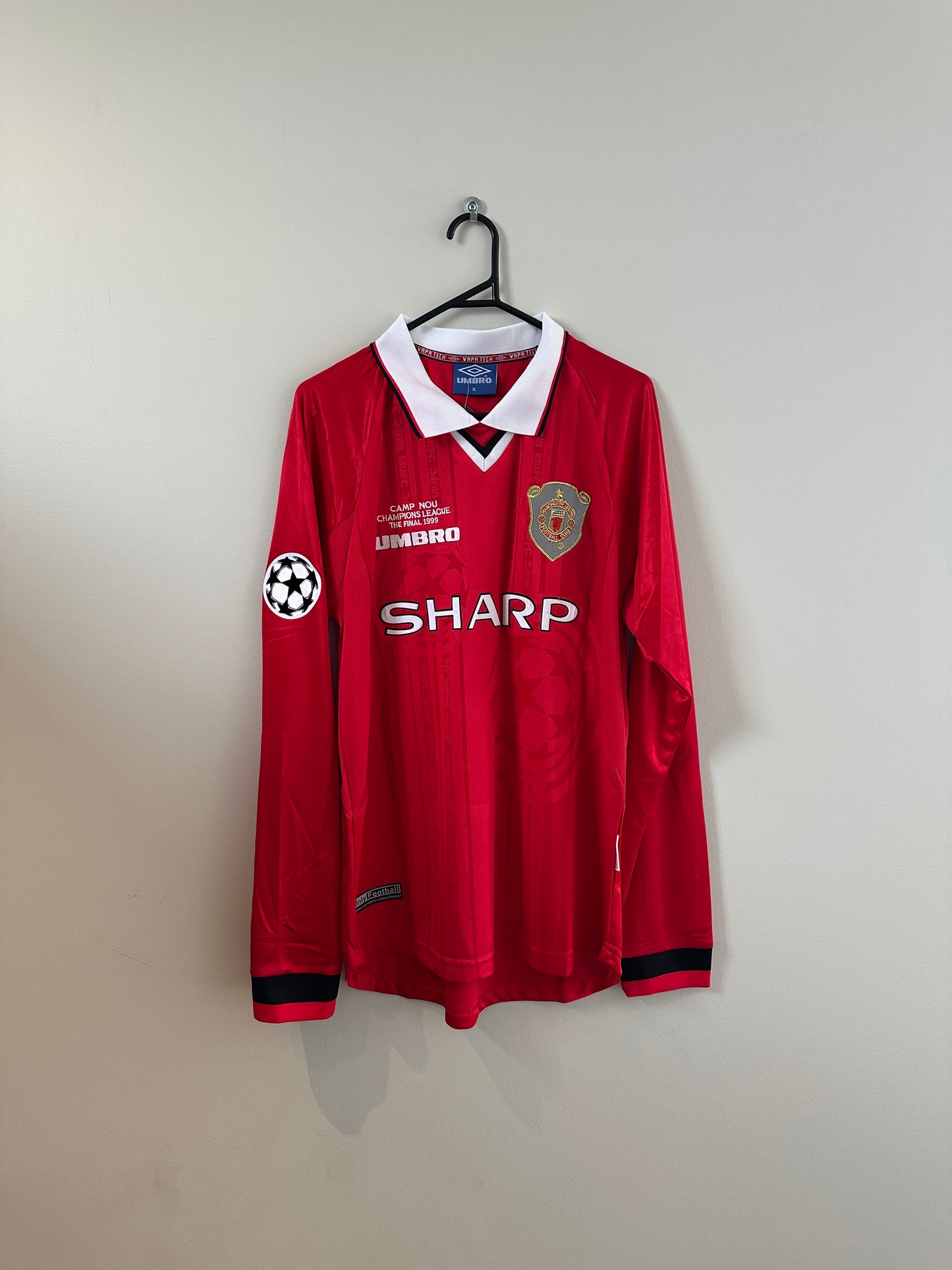 Man United 1999 Champions League Final Jersey Beckham