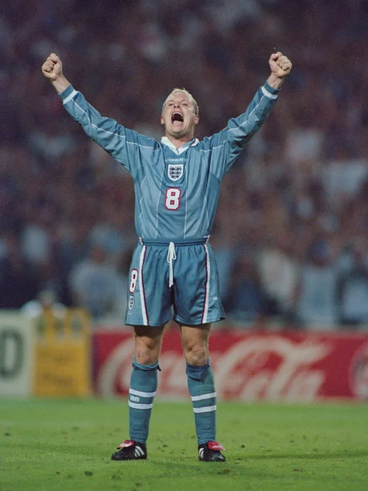 England 1996 Away Jersey Gascoigne