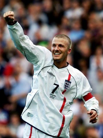 England 2002 Home Jersey Beckham
