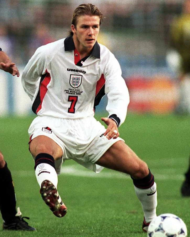 England 1998 World Cup Jersey Beckham