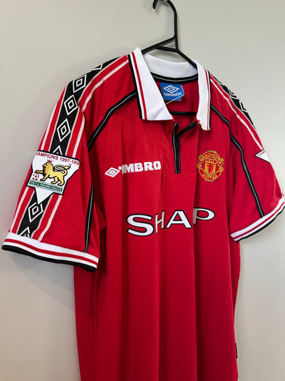 Man United 1998-99 Treble Jersey Beckham