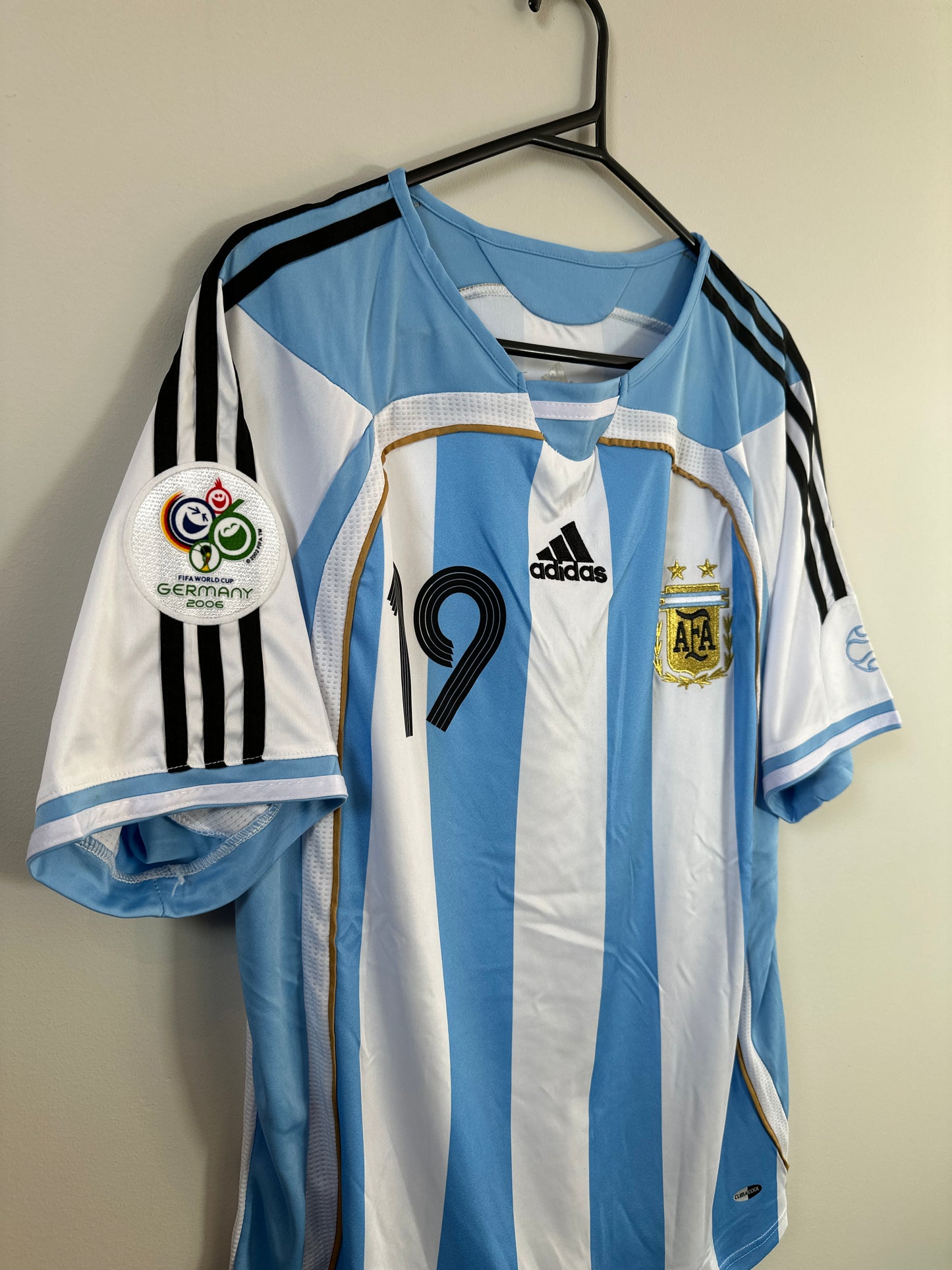 Argentina 2006 World Cup Jersey Messi