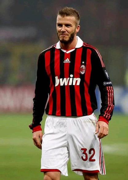 AC Milan 2009-10 Home Jersey Beckham