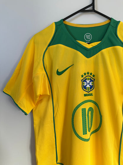 Brazil 2004 Home Jersey Ronaldinho