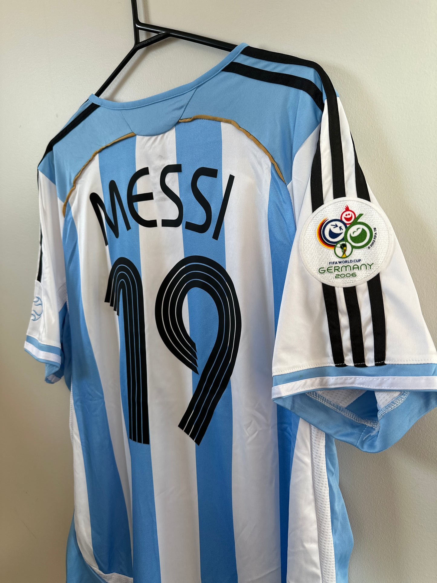 Argentina 2006 World Cup Jersey Messi