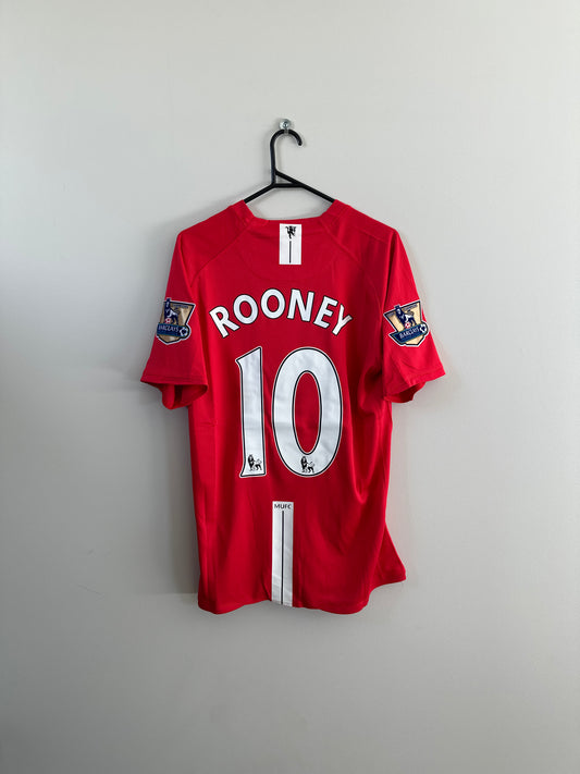 Man United 2007-08 Home Jersey Rooney