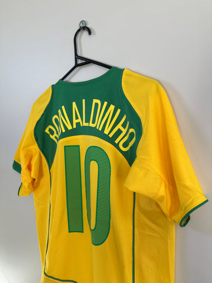Brazil 2004 Home Jersey Ronaldinho