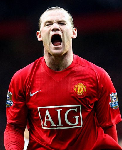 Man United 2007-08 Home Jersey Rooney