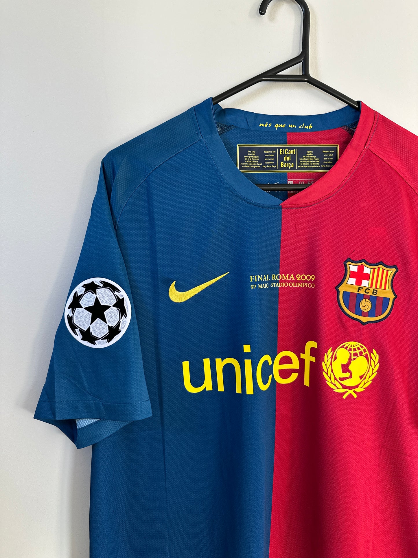 Barcelona 09-10 Champions League Final Jersey Messi