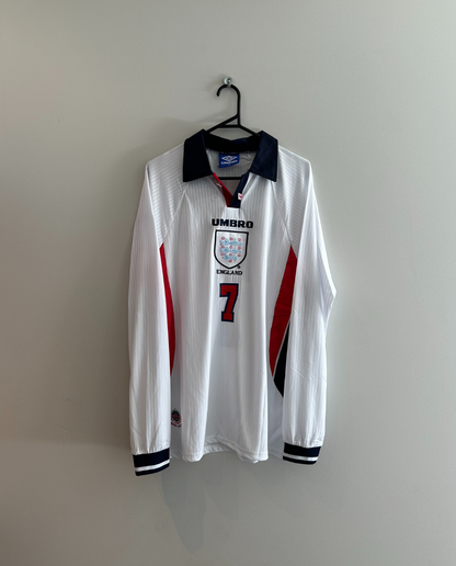England 1998 World Cup Jersey Beckham