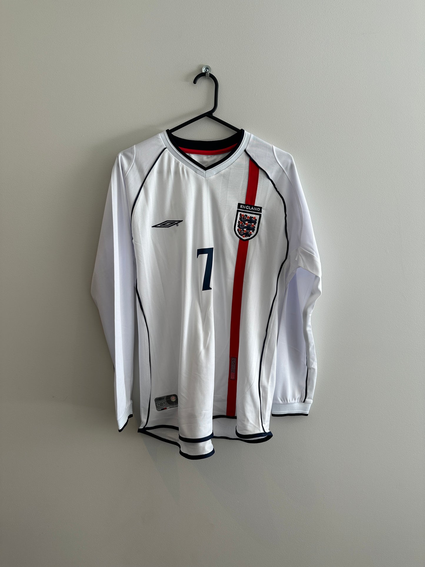 England 2002 Home Jersey Beckham