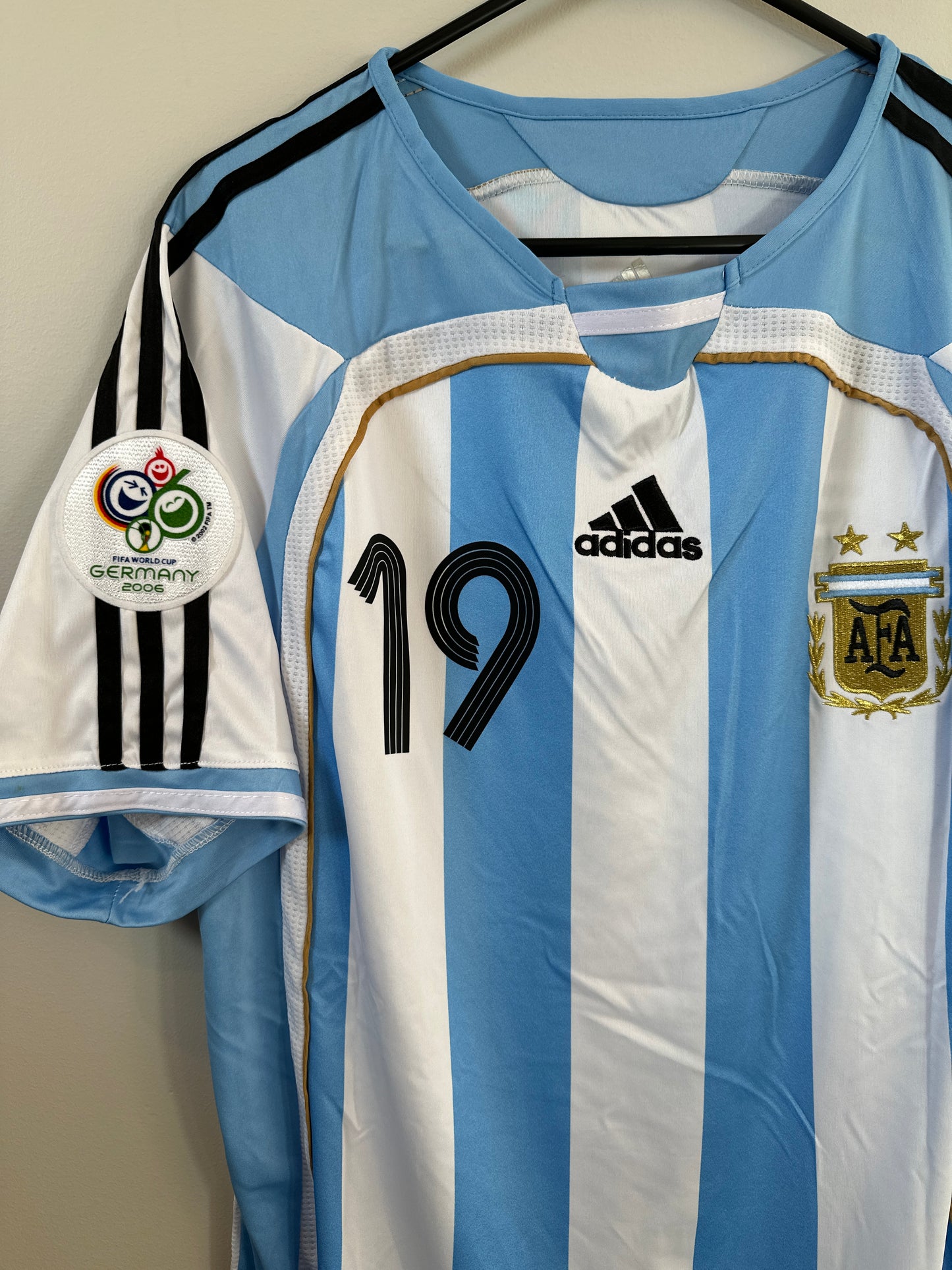 Argentina 2006 World Cup Jersey Messi