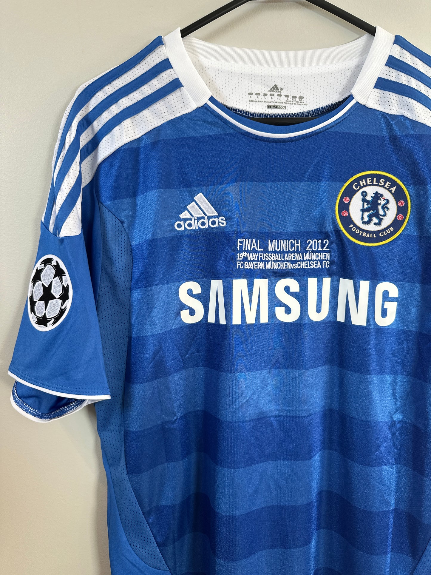 Chelsea 2012 Champions League Final Jersey Drogba