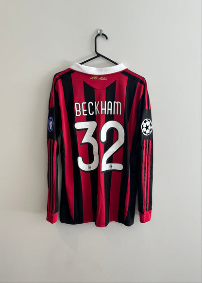 AC Milan 2009-10 Home Jersey Beckham