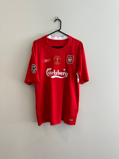 Liverpool 2005 Champions League Final Jersey Gerrard