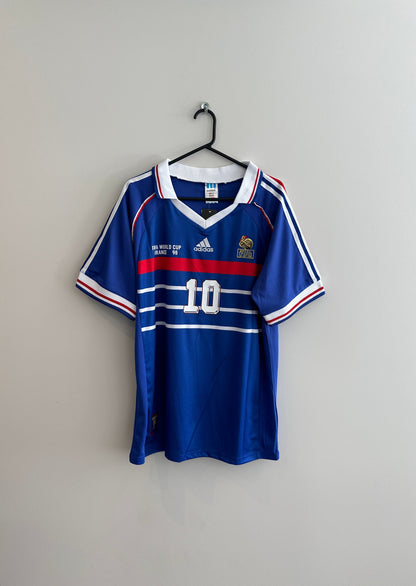 France 1998 World Cup Jersey Zidane