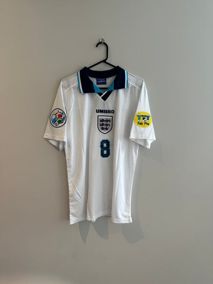 England 1996 EURO Jersey Gascoigne