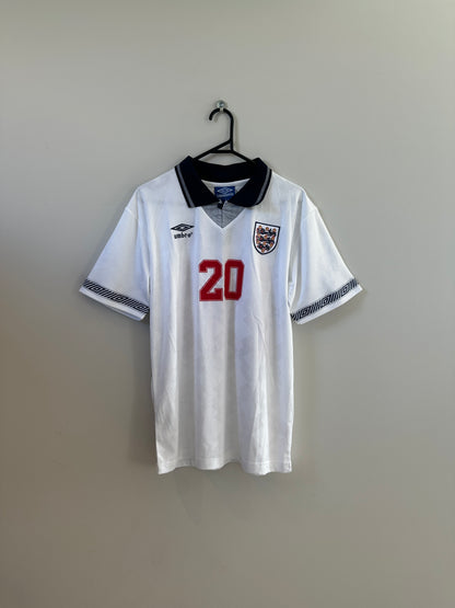 England 1992 Home Jersey Shearer