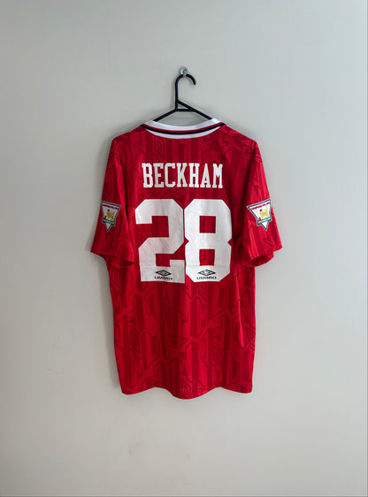 Man United 1992-94 Home Jersey Beckham