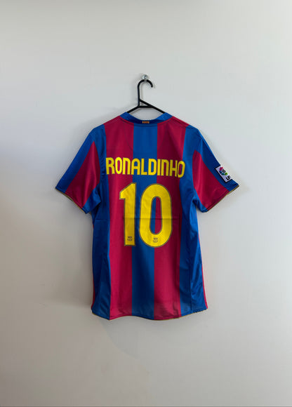 Barcelona 2007-08 Home Jersey Ronaldinho