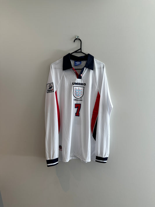 England 1998 World Cup Jersey Beckham