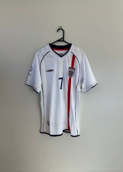 England 2002 Home Jersey Beckham