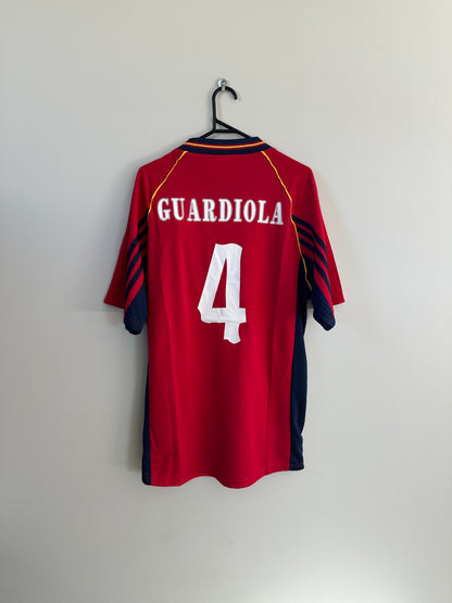 Spain 1998 Home Jersey Guardiola