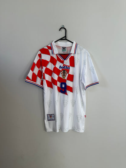 Croatia 1998 World Cup Jersey Suker