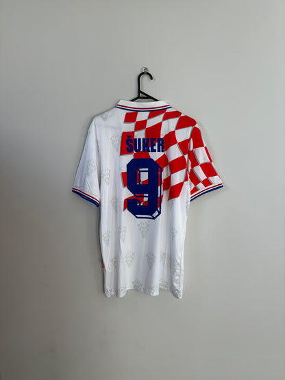 Croatia 1998 World Cup Jersey Suker