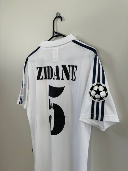 Real Madrid 2002 Champions League Jersey Zidane
