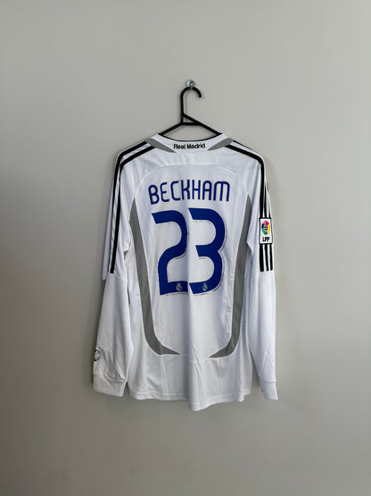Real Madrid 2006-07 Home Jersey Beckham