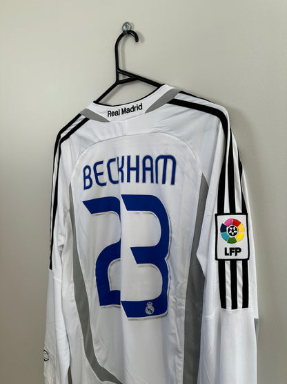 Real Madrid 2006-07 Home Jersey Beckham