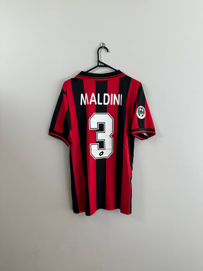 AC Milan 1997-98 Home Jersey Maldini