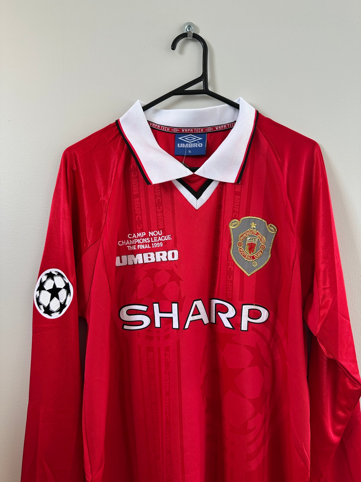 Man United 1999 Champions League Final Jersey Beckham