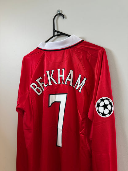 Man United 1999 Champions League Final Jersey Beckham