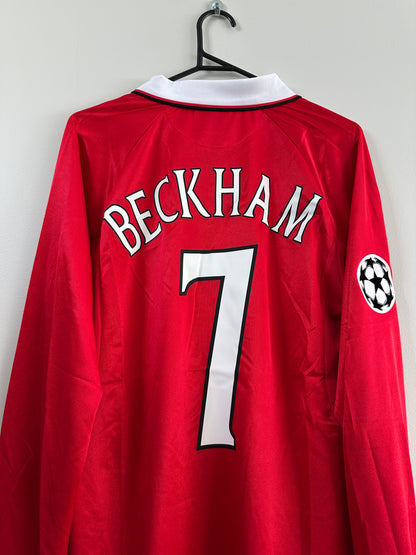 Man United 1999 Champions League Final Jersey Beckham