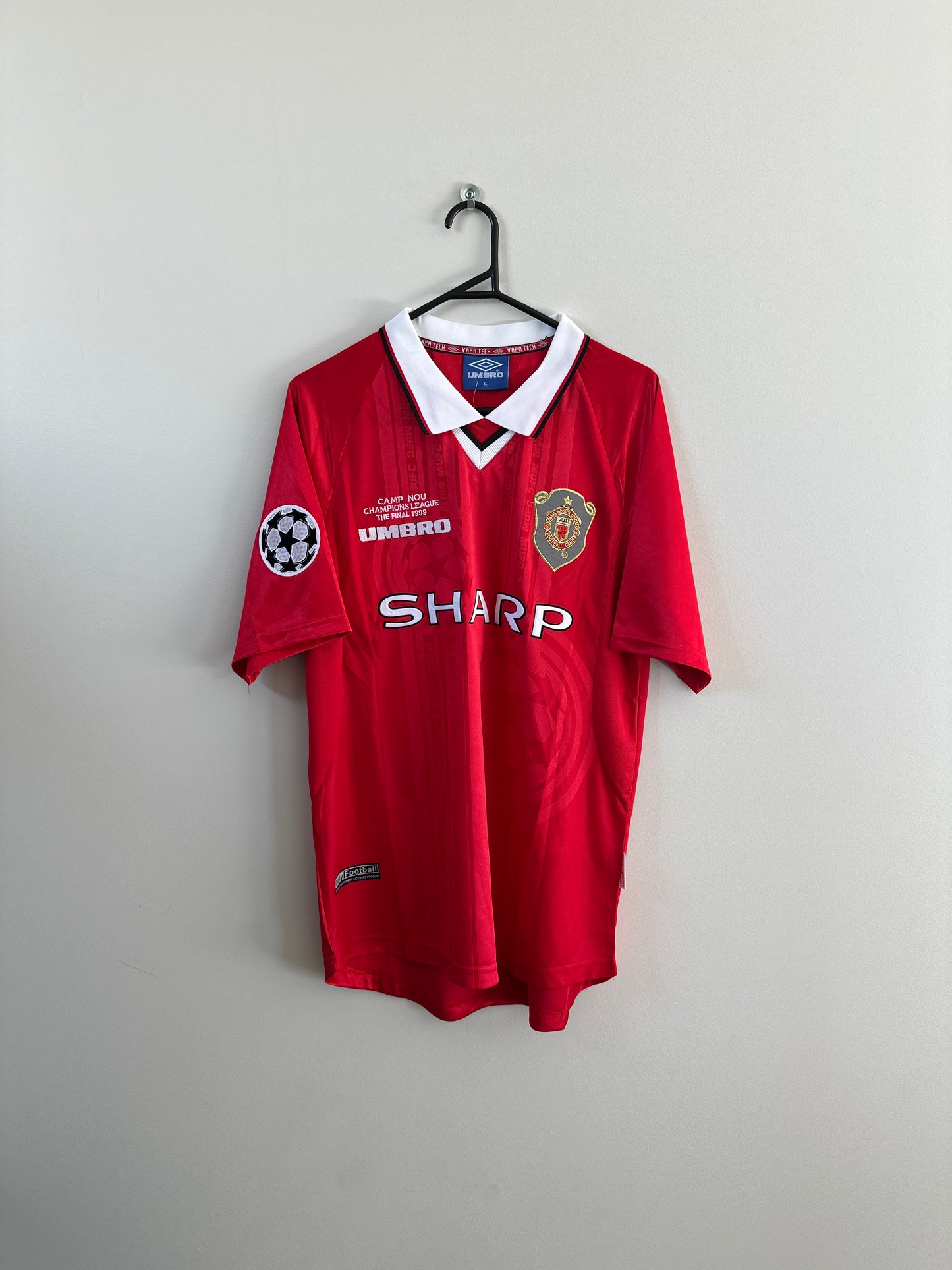 Man United 1999 Champions League Final Jersey Beckham