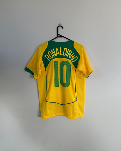 Brazil 2004 Home Jersey Ronaldinho