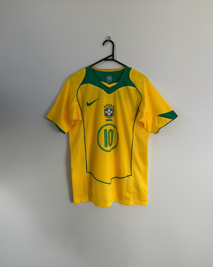 Brazil 2004 Home Jersey Ronaldinho