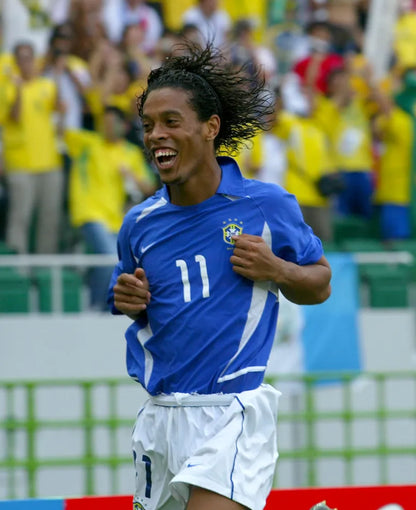 Brazil 2002 Away Jersey Ronaldinho